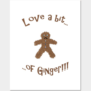 Gingerbread Man made from Gingerbread Men & Women Posters and Art